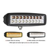 Outlet: LEDlife 23W LED arbejdslampe - Bil, lastbil, traktor, trailer, 90° spredning, IP68 vandtæt, 10-30V