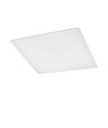 60x60 LED panel i ramme, 40W - Indbygget i hvid ramme, til direkte montering