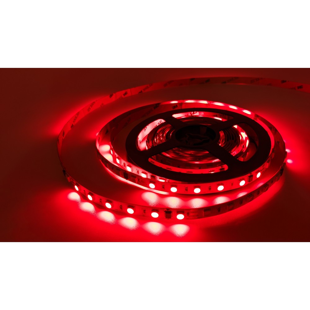 5m 12W/m RGBIC LED strip - 24V DC, IP20, 60 LED pr. meter billede