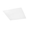 60x60 LED panel, 40W - Højde:25mm, Hvid kant