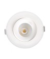 LEDlife 7W Lavprofil indbygningsspot - Hul: Ø8,3 cm, Mål: Ø10 cm, RA95, CCT, dæmpbar, 230V