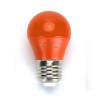 Aigostar farvede LED pære E27 i mat, G45, 4W i orange