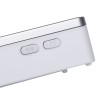 Aigostar trådløs dørklokke til batteri, IP44 - sølv/hvid