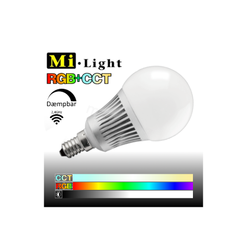 Outlet: Mi-Light E14 RGB+CCT 5W 450LM 2,4GHz