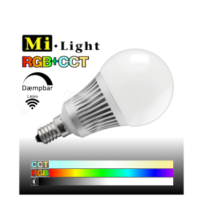 Outlet: Mi-Light E14 RGB+CCT 5W 450LM 2,4GHz