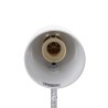 Aigostar bordlampe med flex-arm til E27, 230V (H 350 mm) i hvid