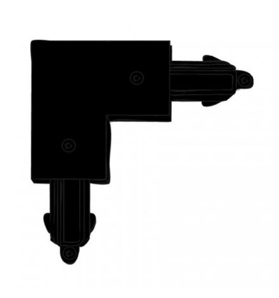 Outlet: Halo Track 230V, 90 grader vinkel Sort