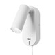EGO LED Væglampe med USB og Touch dæmp, 4,5W, Nielsen Light - hvid