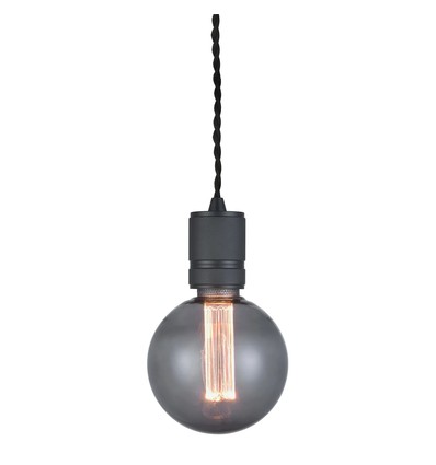 Halo Design fatningssæt - Mat Sort, E27