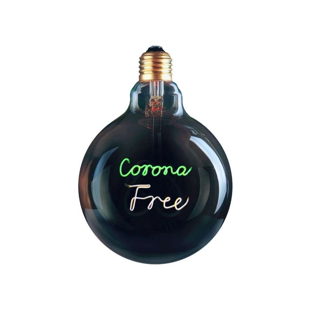 Outlet: E27 Colors Corona Free Pære, 4 Watt - Ø 12.5 cm, 3-step