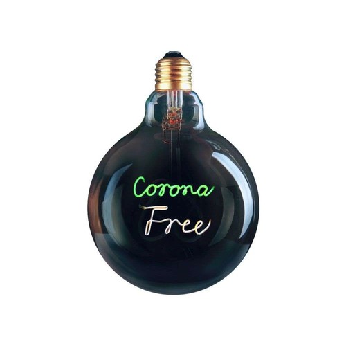 Restsalg: E27 Colors Corona Free Pære, 4 Watt - Ø 12.5 cm, 3-step