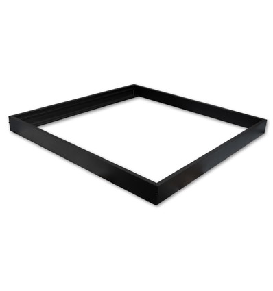 Sort ramme til påbygning af 60x60 LED paneler