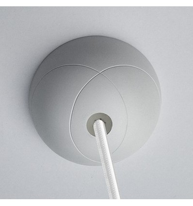 Rosetta dæksel til lampeudtag i hvid - Dyberg Larsen