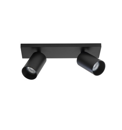 Antidark SpotOn2 væg/loftlampe, GU10 fatning, sort