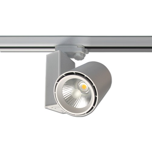 Restsalg: 30W LED spotlampe til 3-faset skinner,  24 grader, hvid