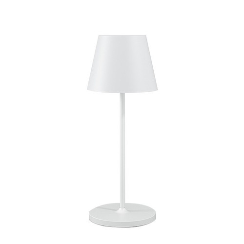 Opladelig bordlampe, udendørs, 2200K-2700K, RA90, dæmpbar, IP54, hvid- Calida Nano