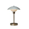 Roma LED bordlampe i hvid og børstet stål - Dyberg Larsen
