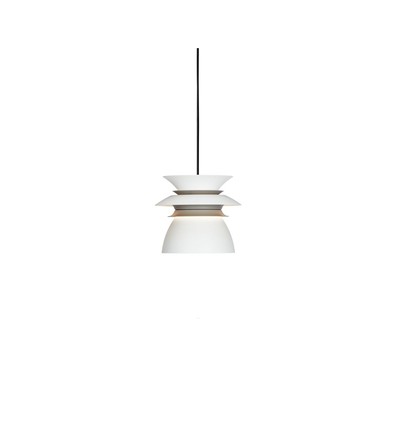 DIABLO Café Pendellampe Ø16 cm - Hvid/grå