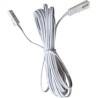 Forlænger Kabel til ID-LED Spot, Easy-2-Place, Loevschall 12V LED indbygningsspot til G4 stiftpære - 2 Meter Med Stik