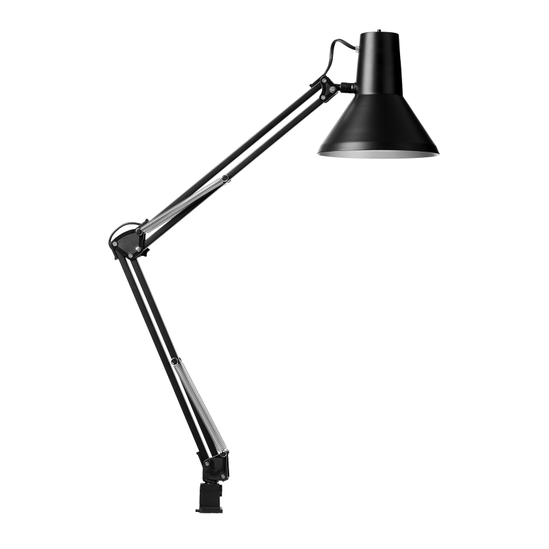 Jensen Arkitektlampe Til E27 i Sort - Nielsen Light