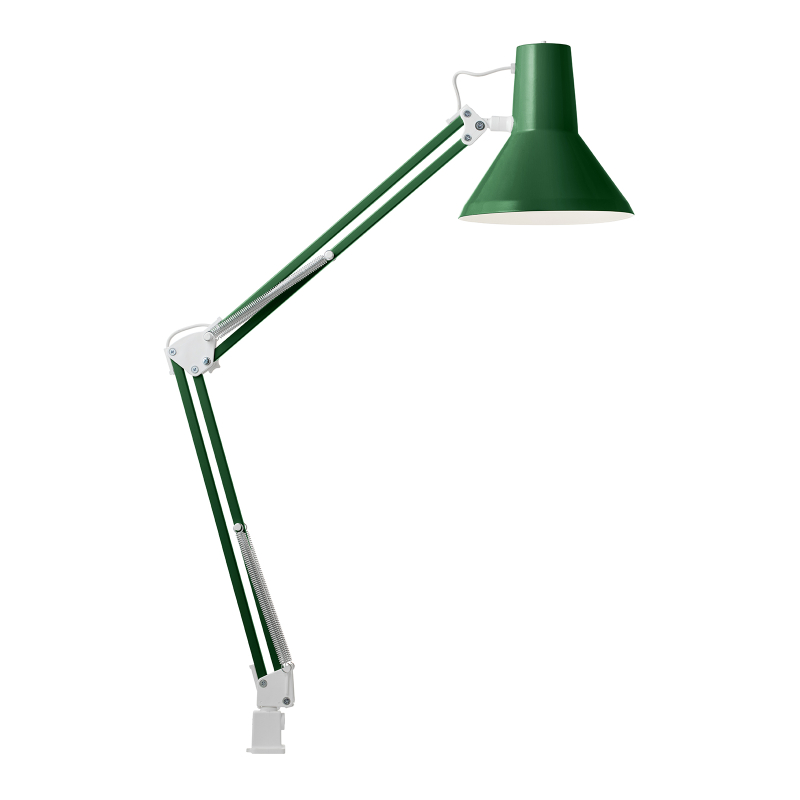 Jensen Arkitektlampe Til E27 i Grøn - Nielsen Light