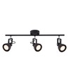 Nordlux Aslak 3-spotlampe, sort, GU10