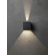 TOSCANA Udendørs LED Væglampe 10W, IP65, Dæmpbar - Sort