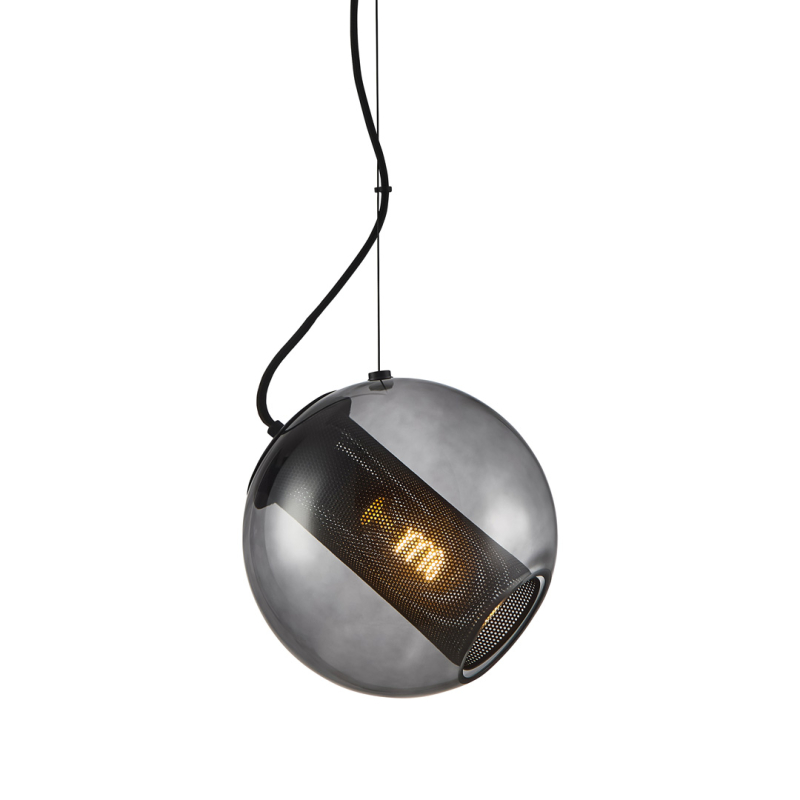 Se Forty- Five Pendel Lampe Ø25, E27 i Smoke Glas - Halo Design hos detLED