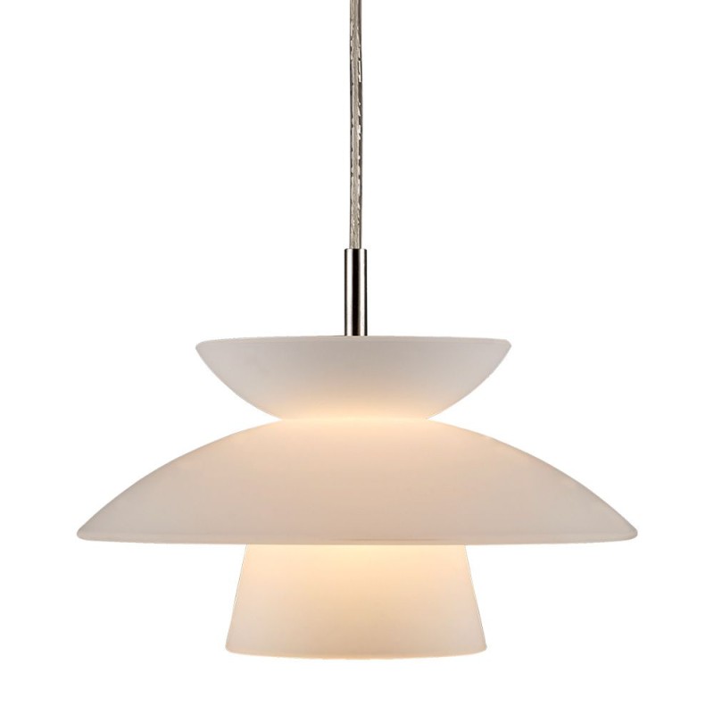 Dallas Pendel Lampe Ø18 Til G9 i Opal Glas - Halo Design
