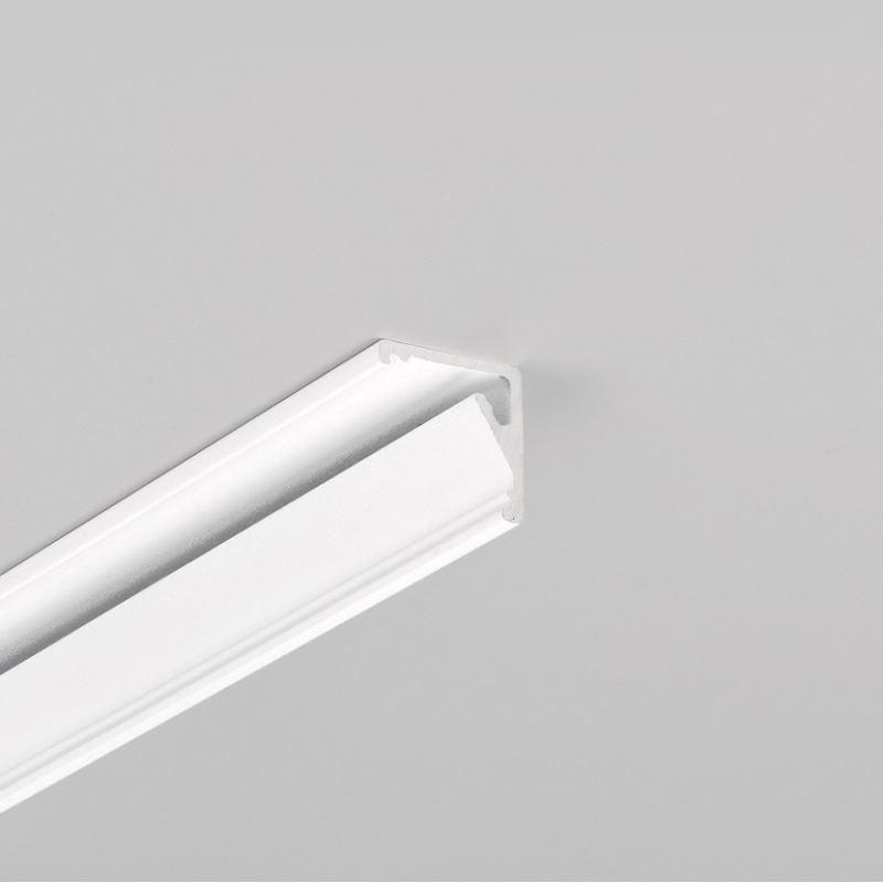 Hjørne Aluminiumsprofil i Hvid Til LED Strip (CABI12) - 2 Meter