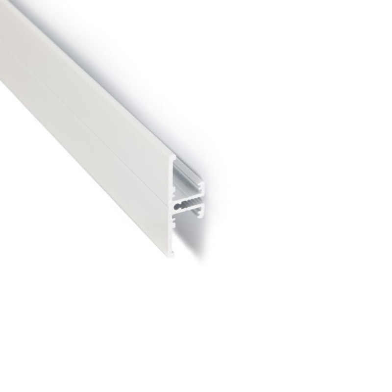 Aluminiumsprofil i Hvid Til LED Strips (BACK10) - 2 Meter