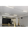 Limea T8 LED armatur - Til 2x 120cm LED rør, IP65 vandtæt, gennemfortrådet, uden rør