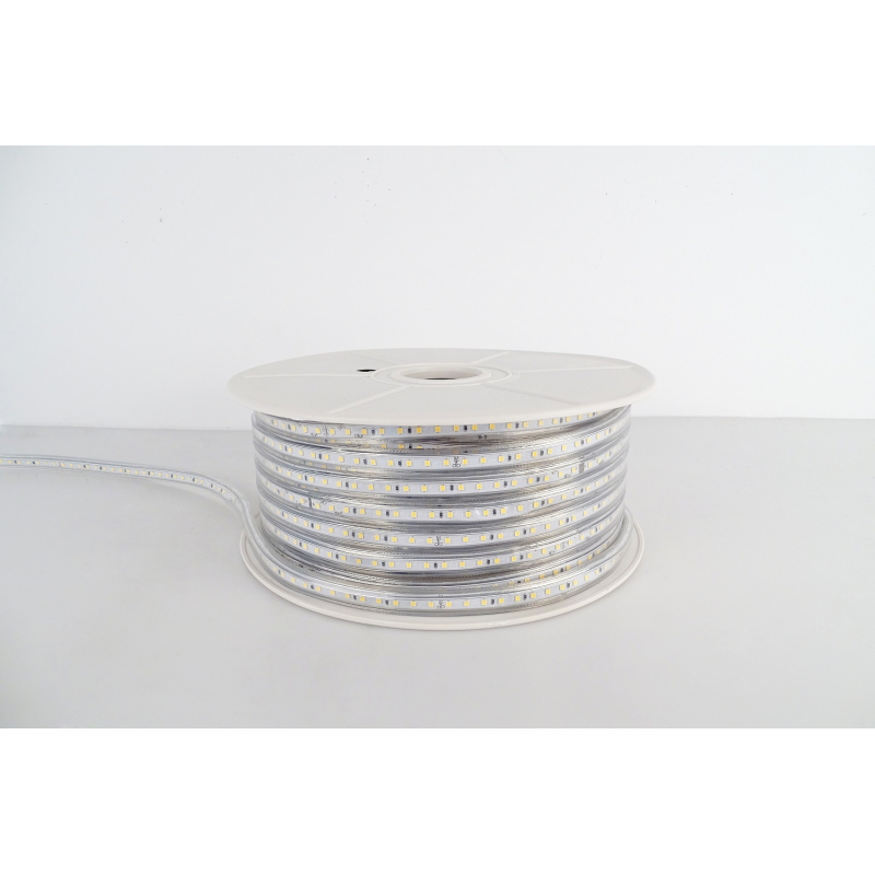 LightMore LED Strip 230V i 4000K, 1100Lm/m, IP67 (25cm Klip) - 50 Meter Rulle