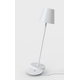 Opladelig bordlampe, udendørs, 2700K, RA97, dæmpbar, hvid, med opladerfod - Calida Mini