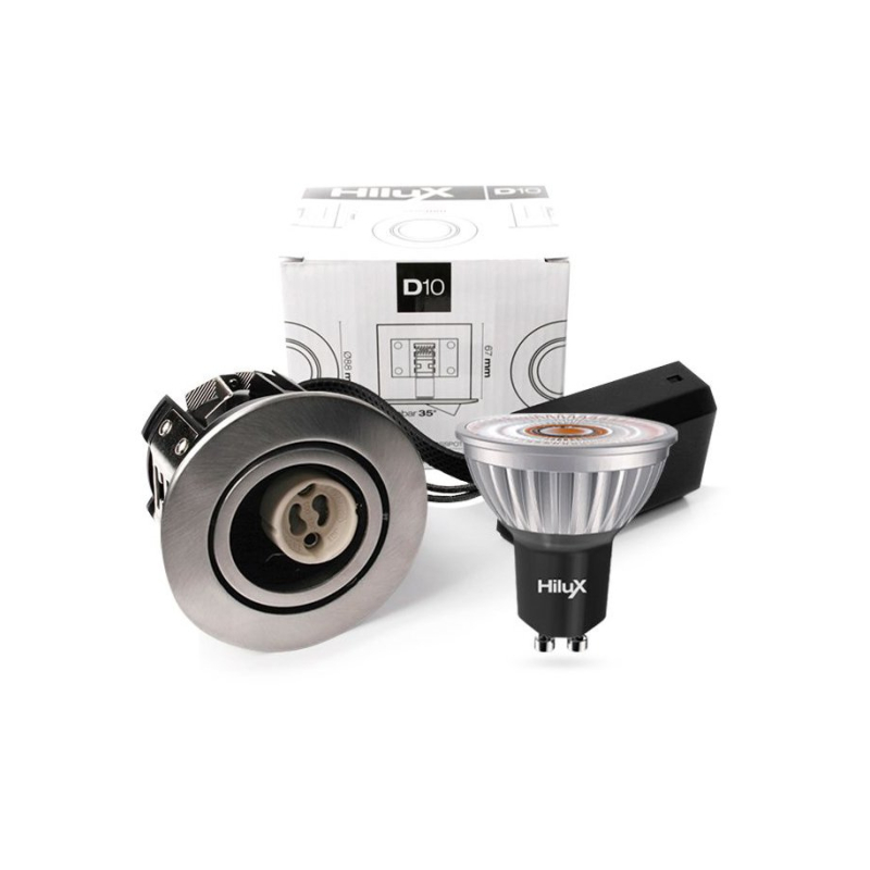 Hilux R10 LED Downlight 230V 5,5W Ra97 380Lm - Børstet