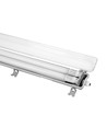 150cm Armatur + 2x LED rør T8 - IP65, gennemfortrådet