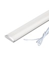 50 cm LED skabsbelysning - 6mm høj, 12V DC,  4W, med endeprop