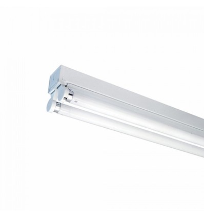60cm T8 LED grundarmatur - Til 2x 60cm LED rør, IP20 indendørs