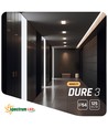 24W 22 x 22 cm LED indbygningspanel - IP54 udendørs, Hul: 19,5 x 19,5 cm, Mål: 22 x 22 cm