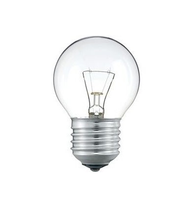 40W glødepære E27 klar - 420lm, dæmpbar, P45