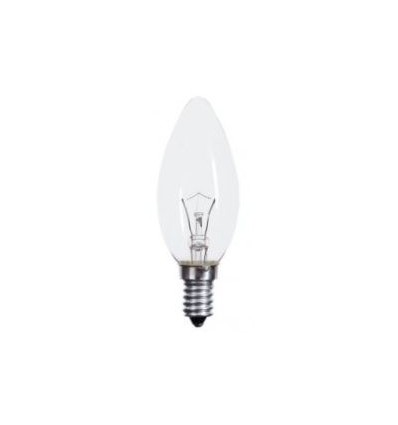 25W glødepære E14 klar - 260lm, dæmpbar, B35