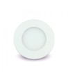 3W Ø8,4cm LED indbygningspanel - Hul: Ø7,3 cm, Mål: Ø8,4 cm