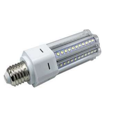 E27 15W LED pære - 360°, Matteret glas