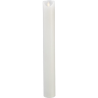 M-Twinkle LED Søjle Stearinlys 40cm Med Timer i Hvid