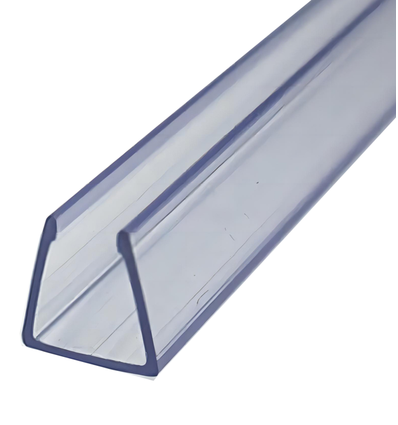 PVC profil 8x16 til LED Neonflex - 1 meter, klar