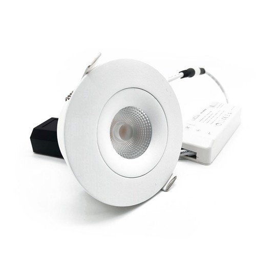 LEDlife 7W Low profile indbygningsspot - Hul: Ø8,3 cm, Mål: Ø10 cm, RA95, CCT, dæmpbar, 230V