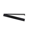 60cm Armatur - Til 1x 60cm LED rør, sort