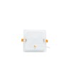 24W 22 x 22 cm LED indbygningspanel - IP54 udendørs, Hul: 19,5 x 19,5 cm, Mål: 22 x 22 cm