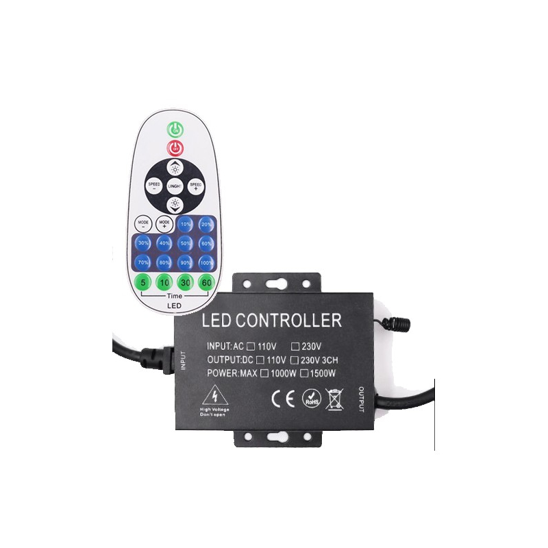 Controller Med Fjernbetjening 230V Til CUT10 LED Strip