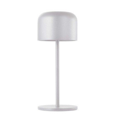 Outlet: V-Tac opladelig CCT  bordlampe - Hvid, IP54, touch dæmpbar, model mini